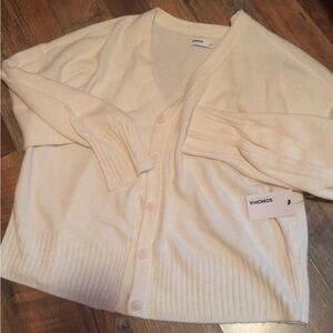 Sonoma Women's Classic Cream Cardigan